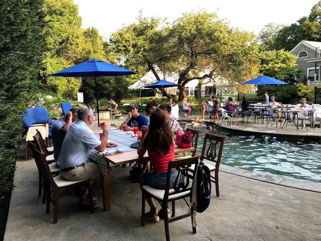 Lambert's Cove Inn Restaurant Farm BBQ Dinner Poolside With Music